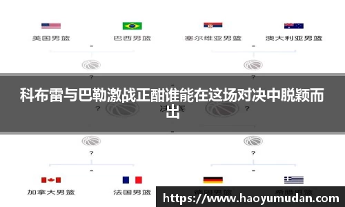 科布雷与巴勒激战正酣谁能在这场对决中脱颖而出